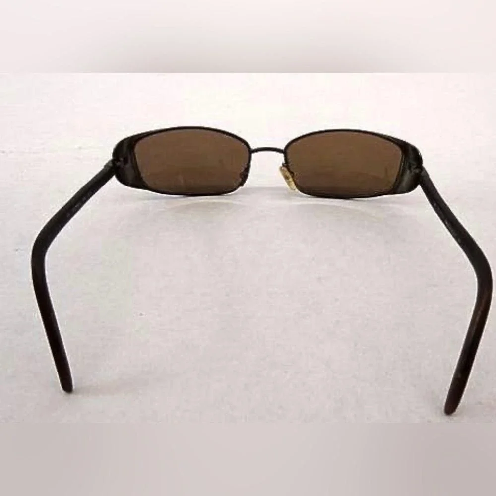 Authentic Gucci T5X Sunglasses VTG Blk Gunmetal Tom Ford Era Rectangular W/Case